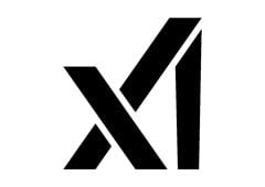 El logotipo de xAI, la letra X formada por trazos geométricos negros.